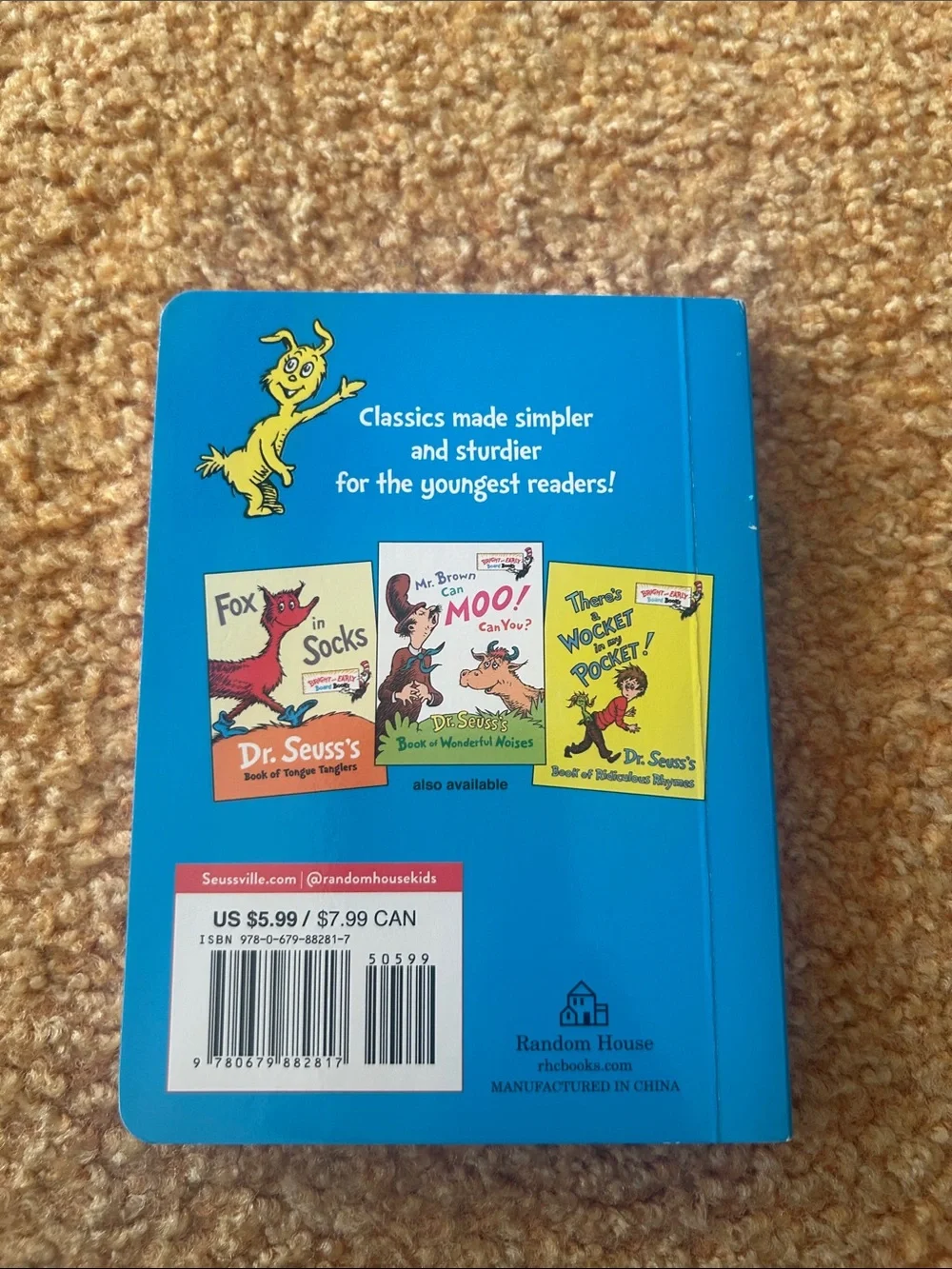 Dr. Seuss yellow cover